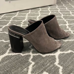 Alexander Wang Gray suede Wedge shoes